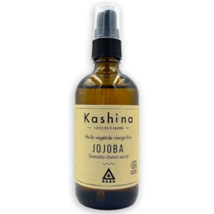 Flacon en verre d'huile de jojoba bio